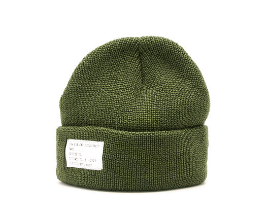 New Era Lightweight Patch Dark Green Winter Beanie