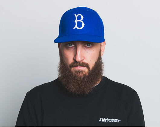 New Era Relocation Brooklyn Dodgers 59FIFTY Low Profile Light Royal/White/Dark Green Cap