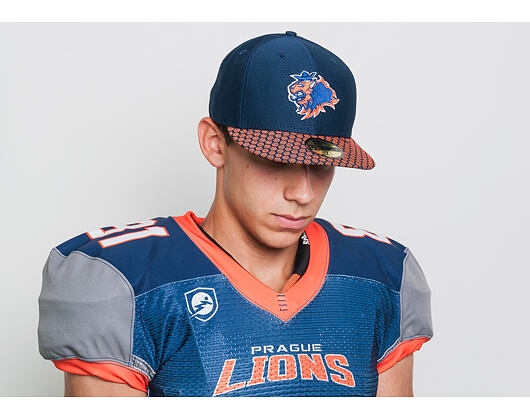 New Era 59FIFTY Prague Lions Honeycomb Navy Cap