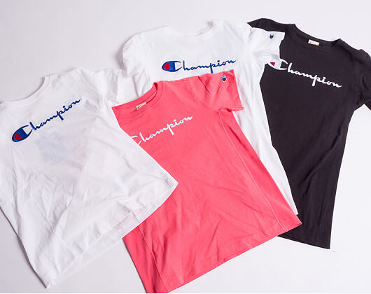 Champion Crewneck T-Shirt White 110992 WW001 Womens T-Shirt