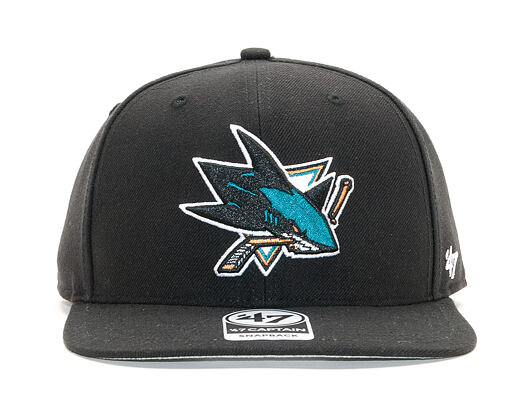 '47 Brand San José Sharks No Shot Captain Black Snapback