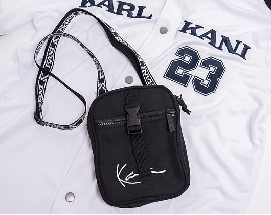 Karl Kani Signature Tape Messenger Bag 4002484 Black/White