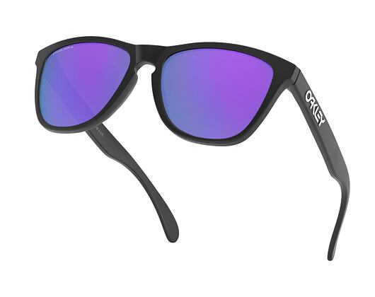 Oakley Frogskins Matte Black/Prizm Violet OO9013-H655 Sunglasses