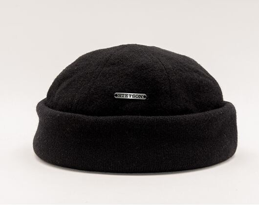 Stetson Wool/Cashmere Black 8810101 Docker Cap