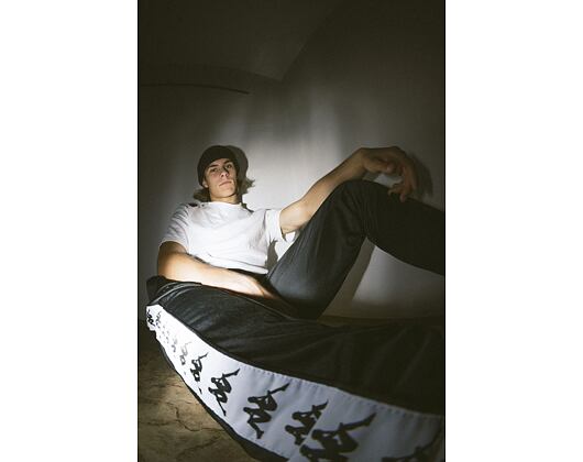 Kappa 222 Banda Rastoria Slim 303KUC0 965 Black/White Sweatpants