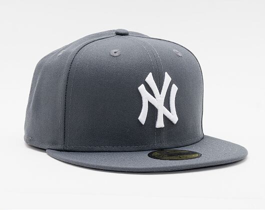 New Era 59FIFTY MLB Basic New York Yankees Fitted Graphite / White Cap