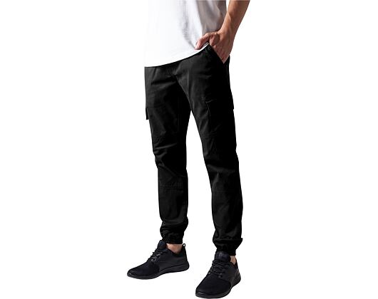 Urban Classics TB1435 Washed Cargo Twill Jogging Pants Black