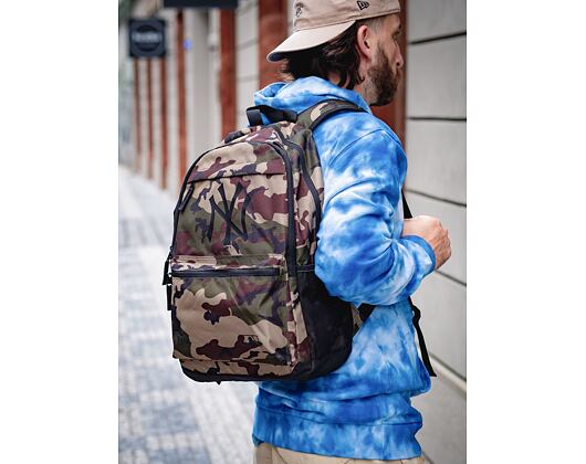 New Era MLB Delaware All Over Print New York Yankees Woodland Camo Backpack