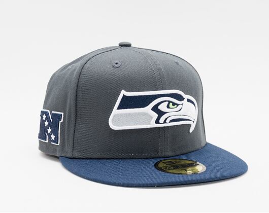 New Era 59FIFTY NFL Official Team Colors Seattle Seahawks Grey Cap