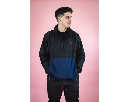 New Era Contemporary Cargo Windbreaker Black / Muave Blue Jacket