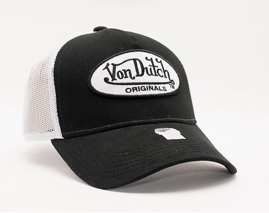Von Dutch Boston Trucker Cotton Black/White Cap