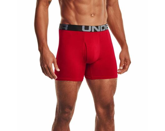 Under Armour Charged Cotton 6in 3 Pack 600 Boxer Briefs