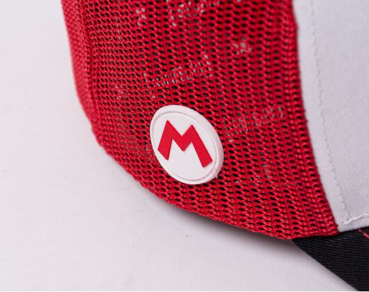 Capslab Trucker - Super Mario CL/SMB/1/MAR White / Red Cap