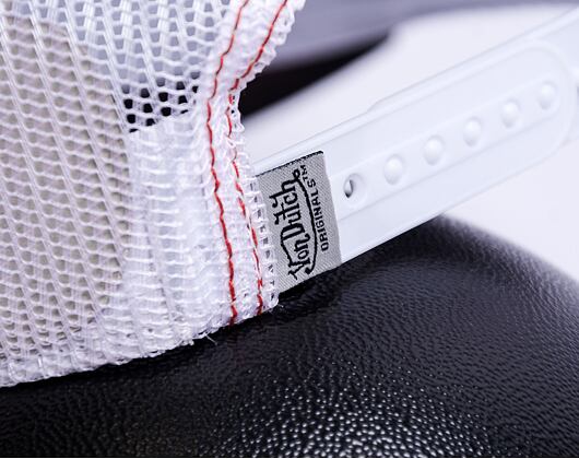 Von Dutch Cary Trucker Satin Black/White Cap