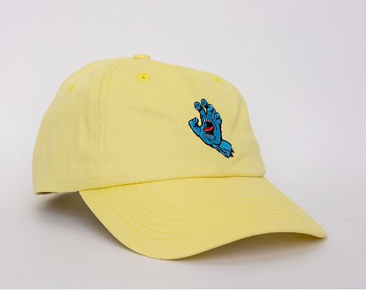 Santa Cruz Screaming Mini Hand Cap Butter Yellow