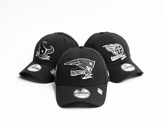 New Era 39THIRTY NFL22 Sideline New England Patriots Black / White Cap