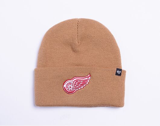 '47 Brand NHL Detroit Red Wings Haymaker '47 Cuff Knit Camel Winter Beanie