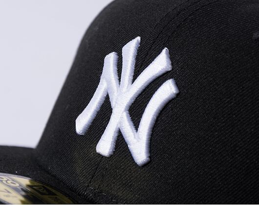 New Era 59FIFTY MLB Basic New York Yankees Fitted Black / White Log Cap