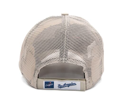 Kšiltovka New Era 9FORTY Trucker MLB Home Field Los Angeles Dodgers Stone / Black