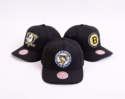 Kšiltovka Mitchell & Ness - Team Ground 2.0 Pro Snapback - Pittsburgh Penguins - Black