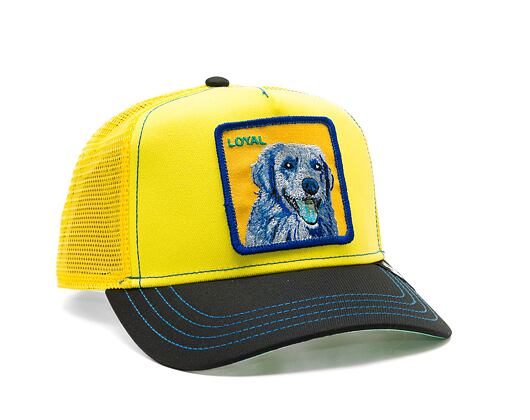 Kšiltovka Goorin - 'Acid Trip Pack' - Doggy Trip - Yellow / Black