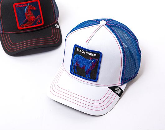 Kšiltovka Goorin - 'Acid Trip Pack' - Sheep Trip - White / Blue