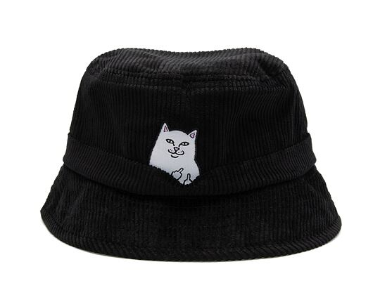 Klobouk RIP N DIP Lord Nermal Corduroy Bucket Hat (Black) RND10136