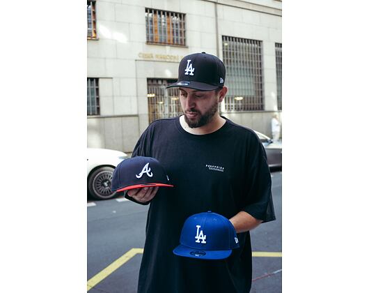 New Era 59FIFTY MLB Basic Los Angeles Dodgers Fitted Black / White Cap