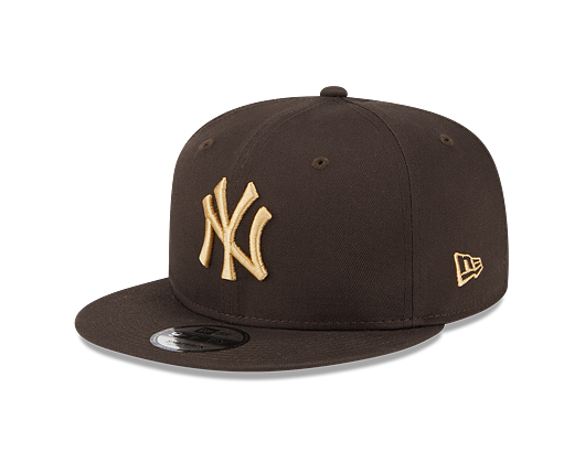 Kšiltovka New Era 9FIFTY MLB League Essential New York Yankees Dark Brown / Bronze