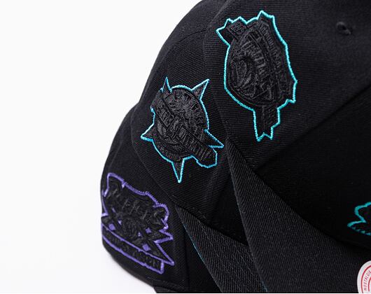 Kšiltovka Mitchell & Ness Tc Bottoms Snapback Hwc NBA UTAH JAZZ Black