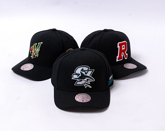 Kšiltovka Mitchell & Ness Icon Grail Pro Snapback NHL San Jose Sharks Black