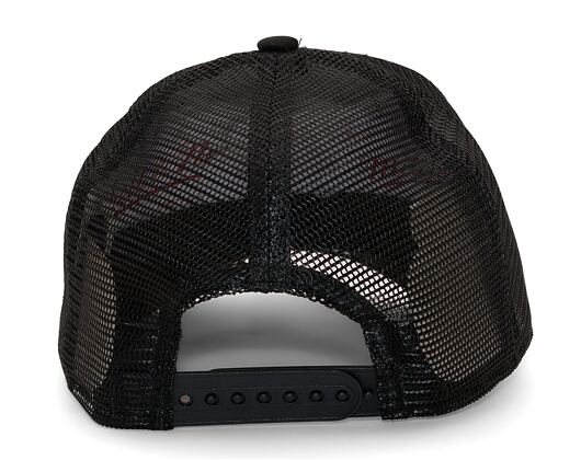 Dětská kšiltovka New Era 9FORTY Kids A-Frame Trucker Oval Black / White