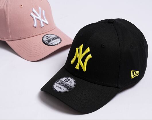 Kšiltovka New Era 9FORTY MLB League Essential New York Yankees Black / Cyber Green
