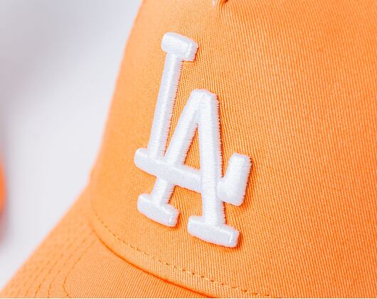Dětská Kšiltovka New Era - 9FORTY Trucker League Essential - LA Dodgers - Orange