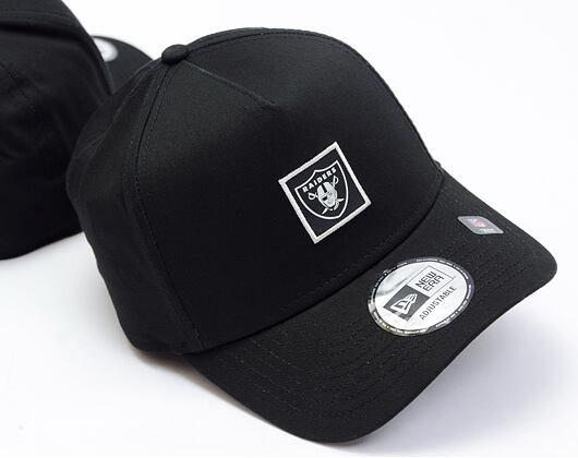 Kšiltovka New Era - NFL Metallic Patch 9FORTY A-Frame - Las Vegas Raiders - Black / Silver
