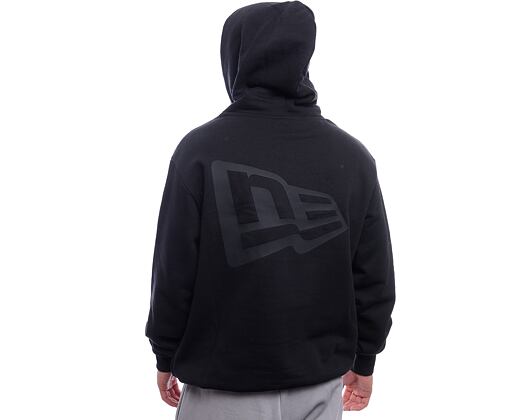 Mikina New Era - Tech Flag Oversized Hoodie - Black / Grey