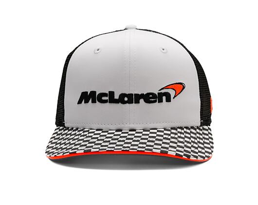Kšiltovka New Era - F1 Checkered Visor 9FIFTY Original Fit - Mclaren Racing - White