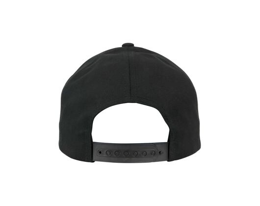Kšiltovka Yupoong 5-Panel Curved Classic Snapback black
