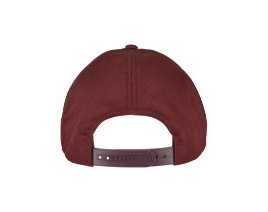 Kšiltovka Yupoong 5-Panel Curved Classic Snapback burgundy