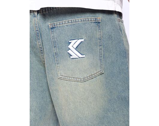Kraťasy Karl Kani OG Denim Baggy Jorts bleached blue