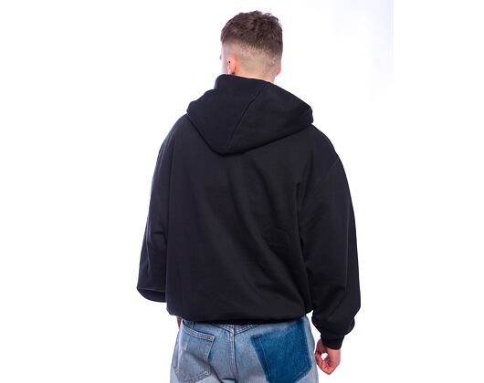 Mikina Karl Kani - Woven Signature Kani Os Zip Hoodie - black/rose
