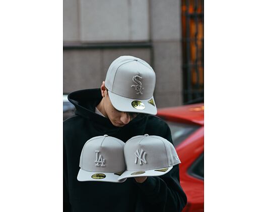 Kšiltovka New Era - MLB Color Pack 59FIFTY A-Frame - Chicago White Sox - Silver Grey