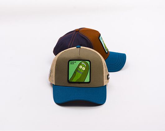 Kšiltovka Trucker Capslab Rick & Morty - Pickle Rick - Coton Et Pu