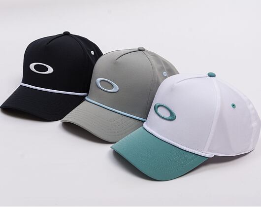 Kšiltovka Oakley - Oakley Ellipse Rope Hat - White/Pacific