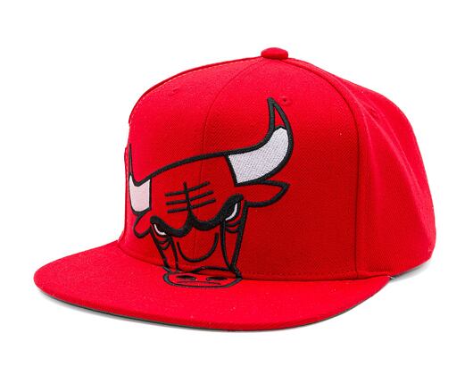 Kšiltovka Mitchell & Ness - Chicago Bulls - Big Time Snapback - Red