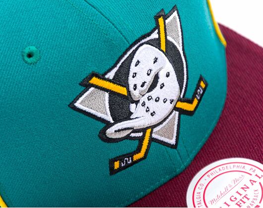 Kšiltovka Mitchell & Ness - Anaheim Ducks - Pipe Snapback Vntg - Teal