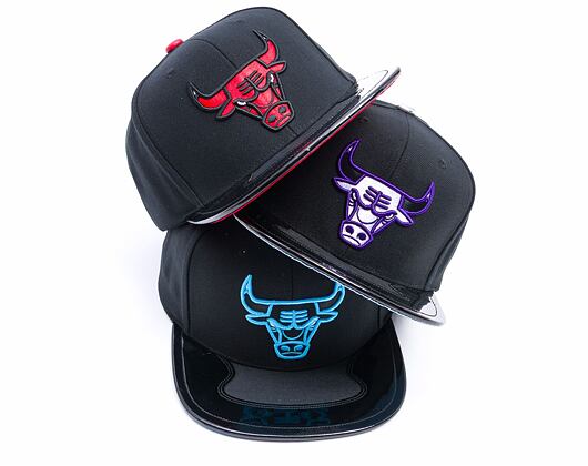 Kšiltovka Mitchell & Ness - Chicago Bulls - Day 11 Snapback - Black-White