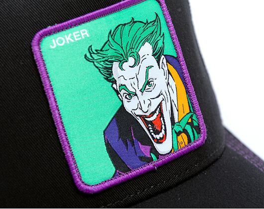 Kšiltovka Capslab - Trucker DC Comics - Joker - Black / Green / Purple