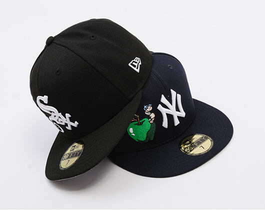 Kšiltovka New Era - MLB Food Icon 59FIFTY - NY Yankees - Navy / White