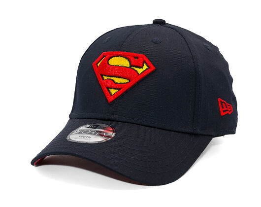 Dětská Kšiltovka New Era - WARNER BROS DC Print 9FORTY - Superman - Navy